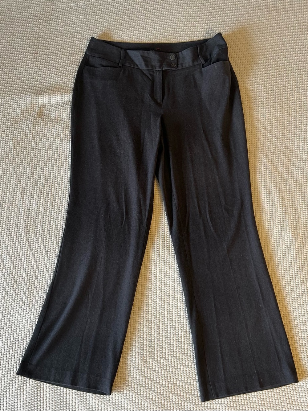 Rafaella Charcoal Black Curvy Dress Pants Size 16